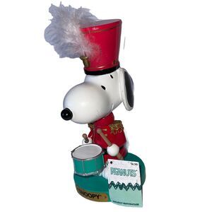 Peanuts Snoopy  Nutcracker Kurt Adler Christmas Drummer Boy Table Decor New WTag